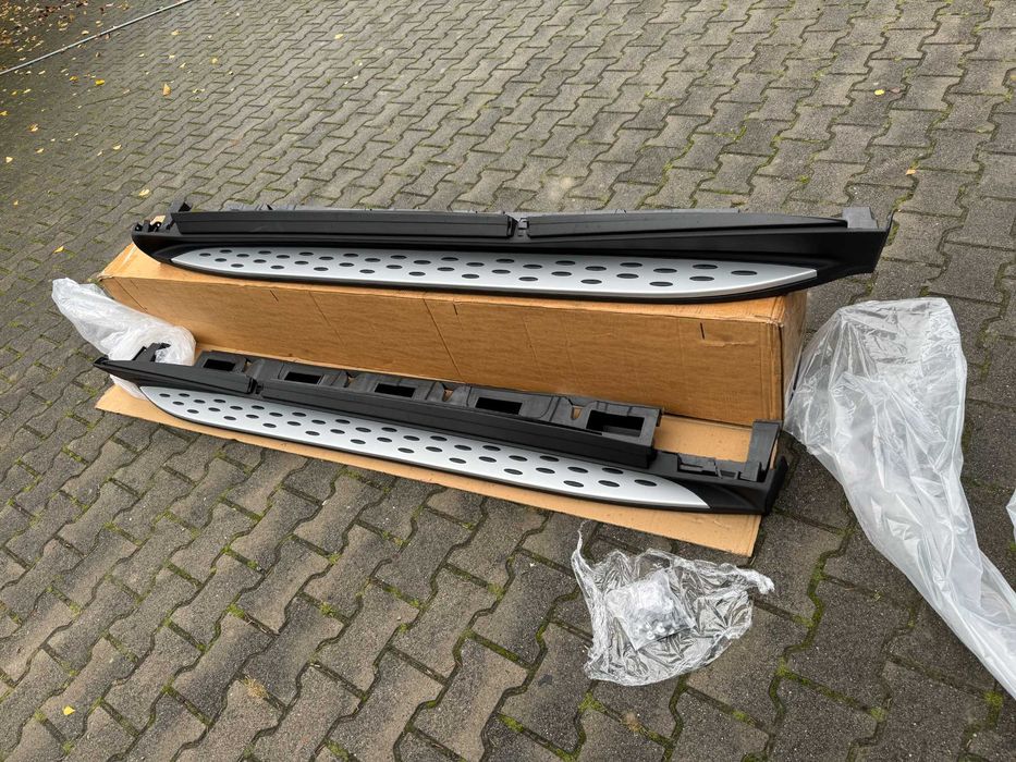 NOWE Stopnie Progowe Progi ALU MERCEDES ML W166 GLE W166