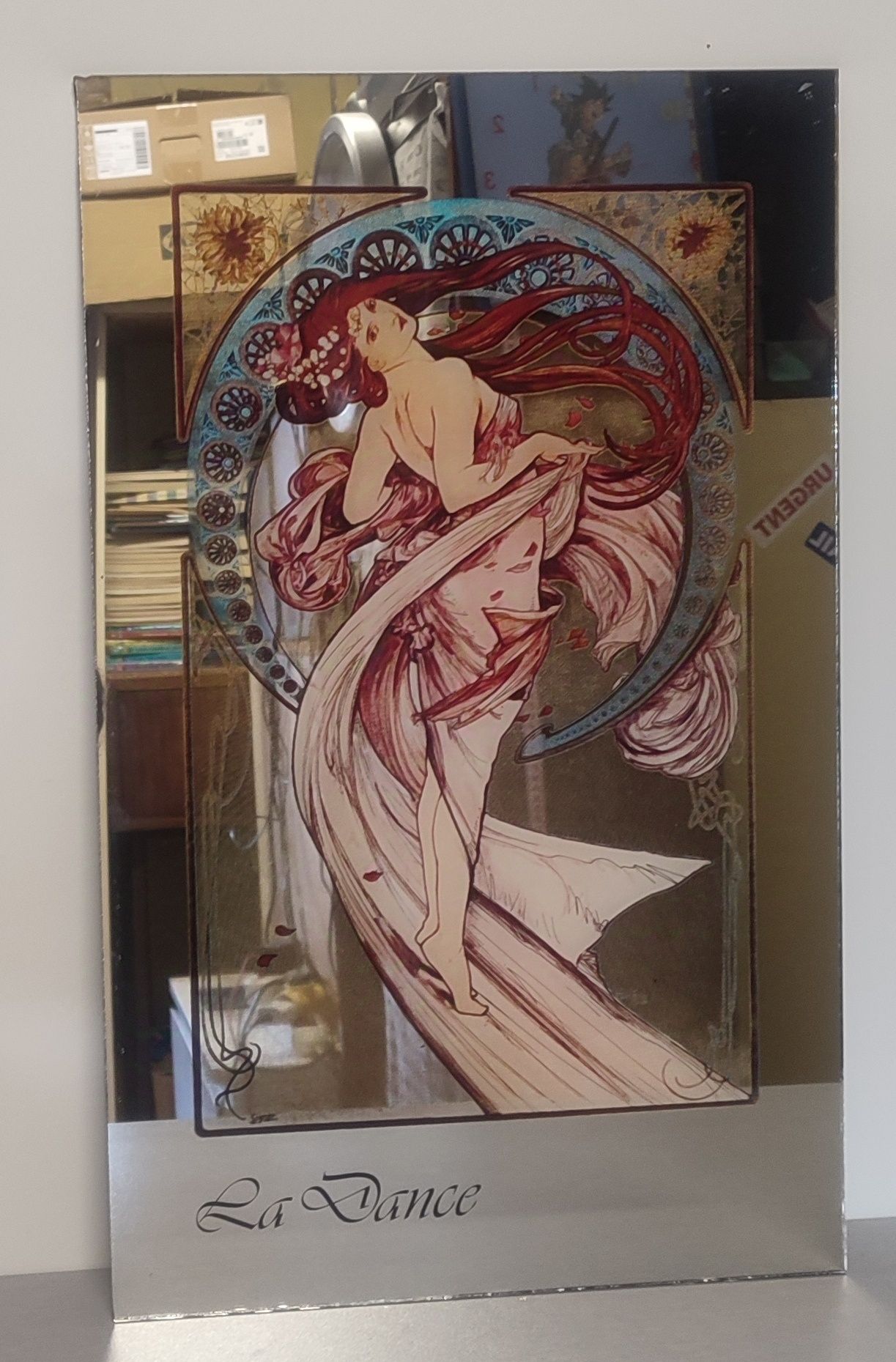 Espelho com Gravura - 50x31