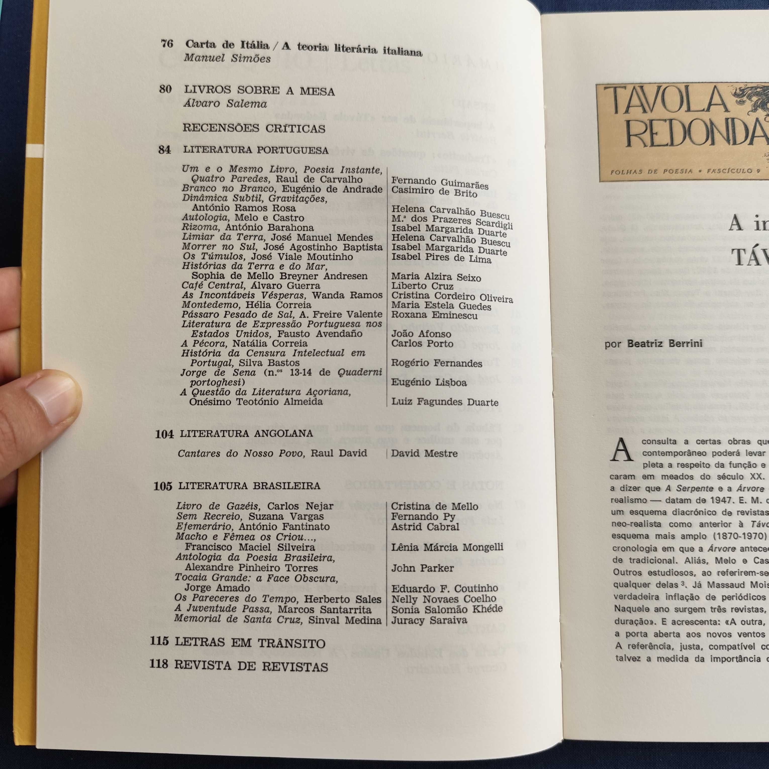 Revista Colóquio Letras 87 - Setembro 1985