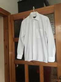 Biała , elegancka koszula Malinex r. 35 na 158/164 cm.