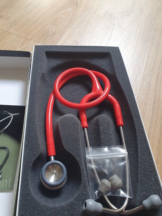Estetoscópio Littmann Classic II Vermelho Pediátrico Preto -Novo porte