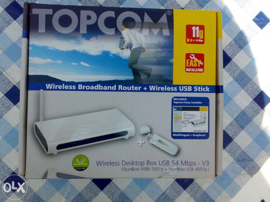 Topcom router wireless mais usb wireless