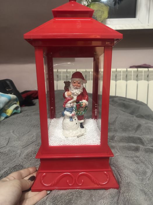 Lampion mikołaj podświetlany