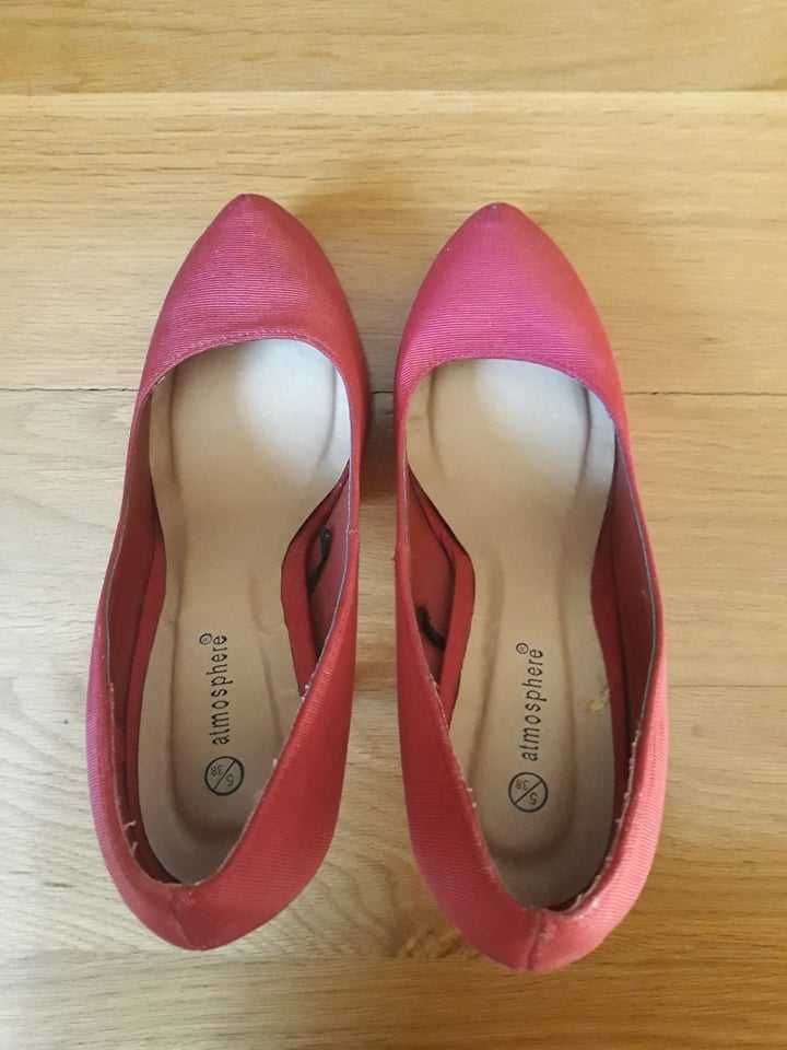 Pumps rosa como novos