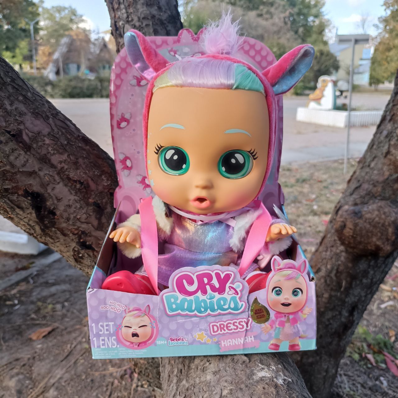 Інтерактивна лялька Плакса Cry Babies Dressy Fantasy Hannah Ханна