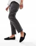 Asos Design 44 Czarne Mokasyny Lilie Klasyczne J25935