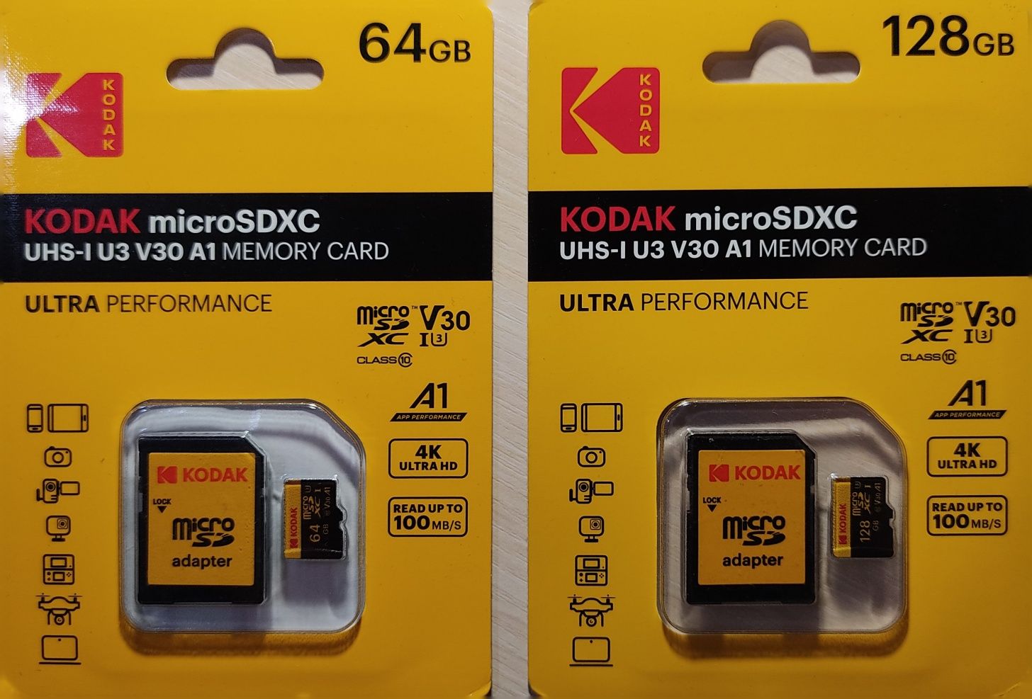 Карта пам'яті  Kodak micro SD 64 Gb  class 10