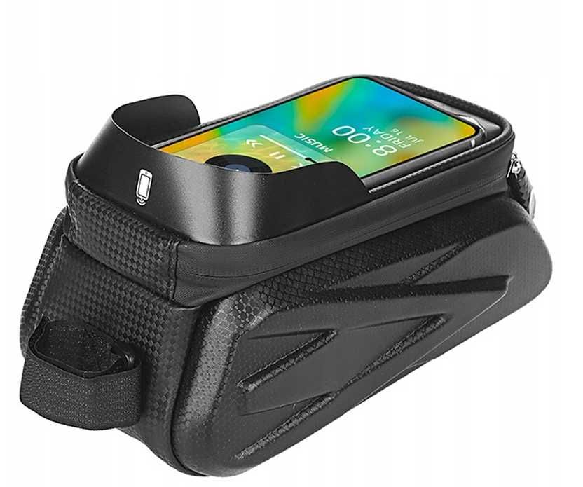 Praktyczna torba na rower z etui telefon pod ręką miejsce na drobiazgi