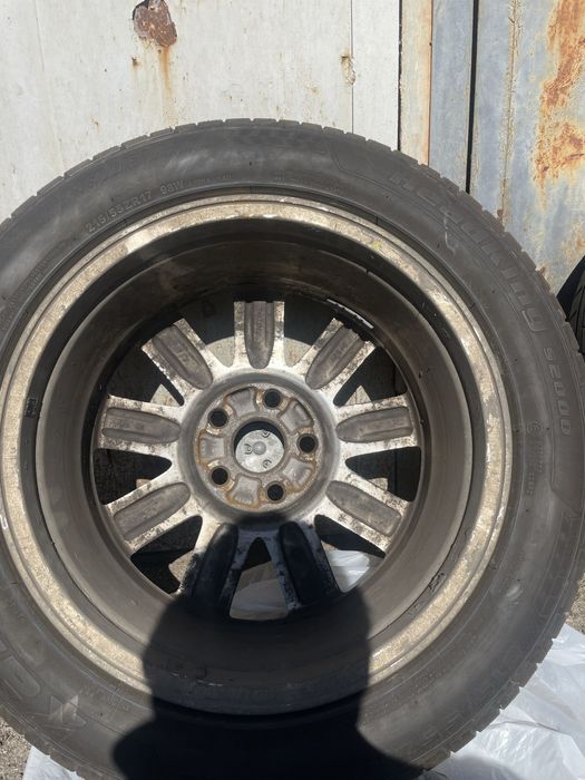 Копмлект колёс, резина диски  r17 215 55 5x114.3