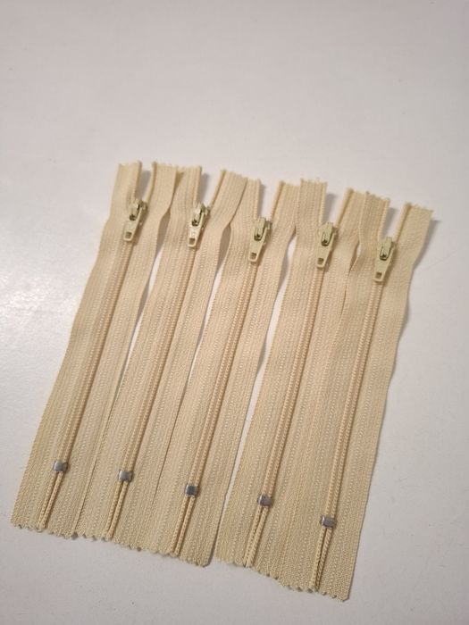 5 Fechos espiral 4mm - tamanho 12cm