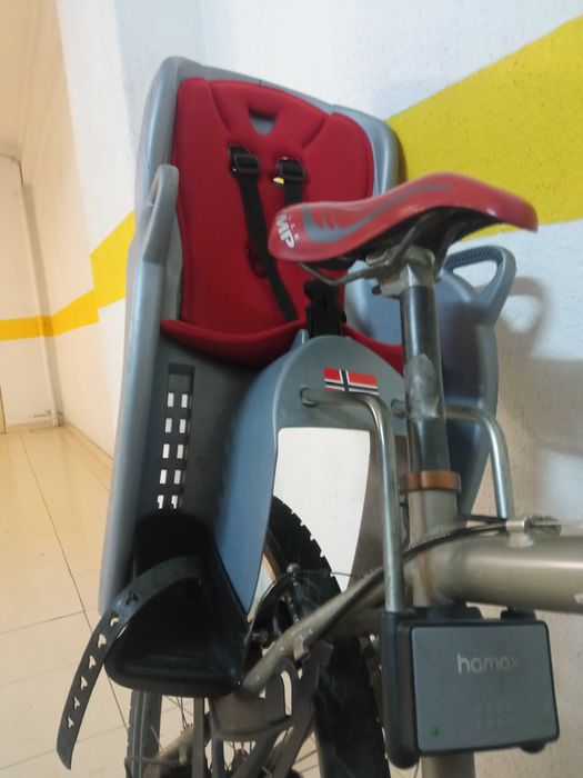 Cadeira criança bicicleta hamax kiss 22kg