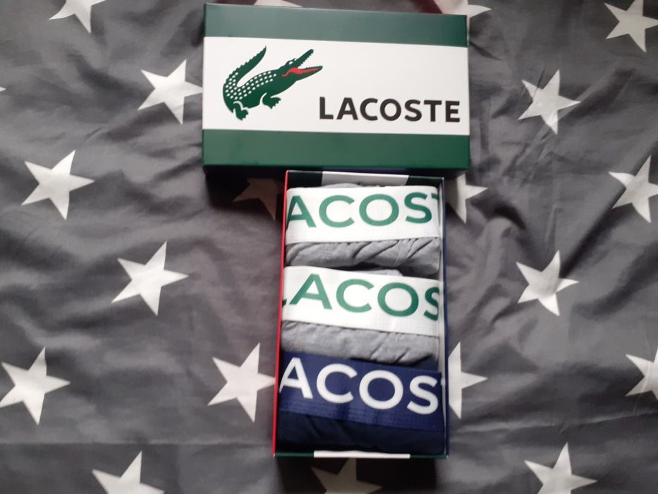 Bokserki męskie Lacoste 3 pack rozmiar XXL