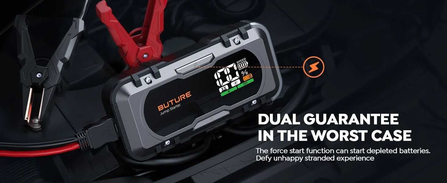 Buture Beta04 Car Jump Starter Booster/Powerbank 6000A rozruch Nowy