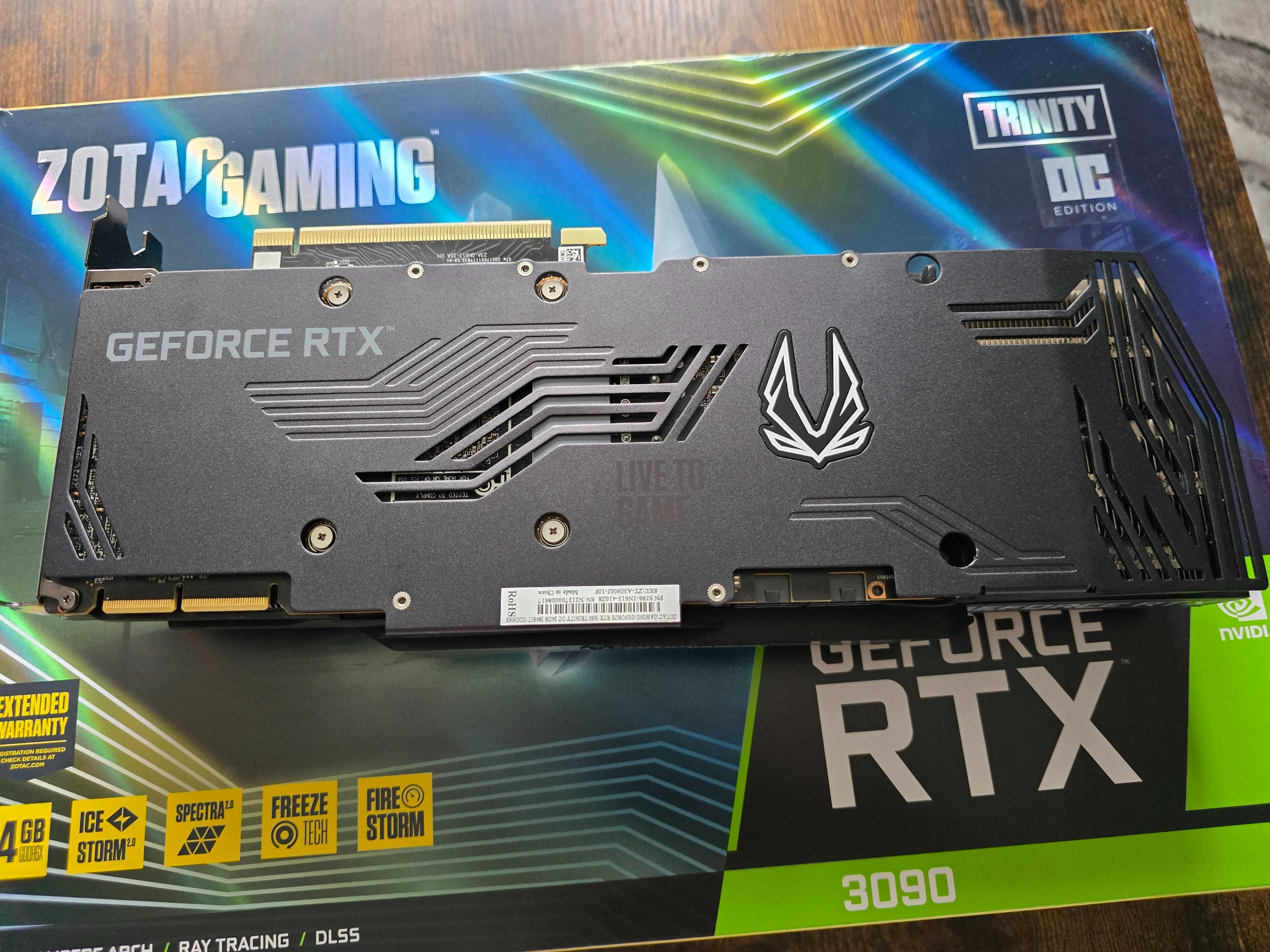 Karta graficzna RTX 3090 24GB ZOTAC TRINITY OC