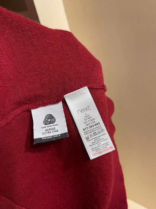 Next, 100% мериносове поло, светр  M/L