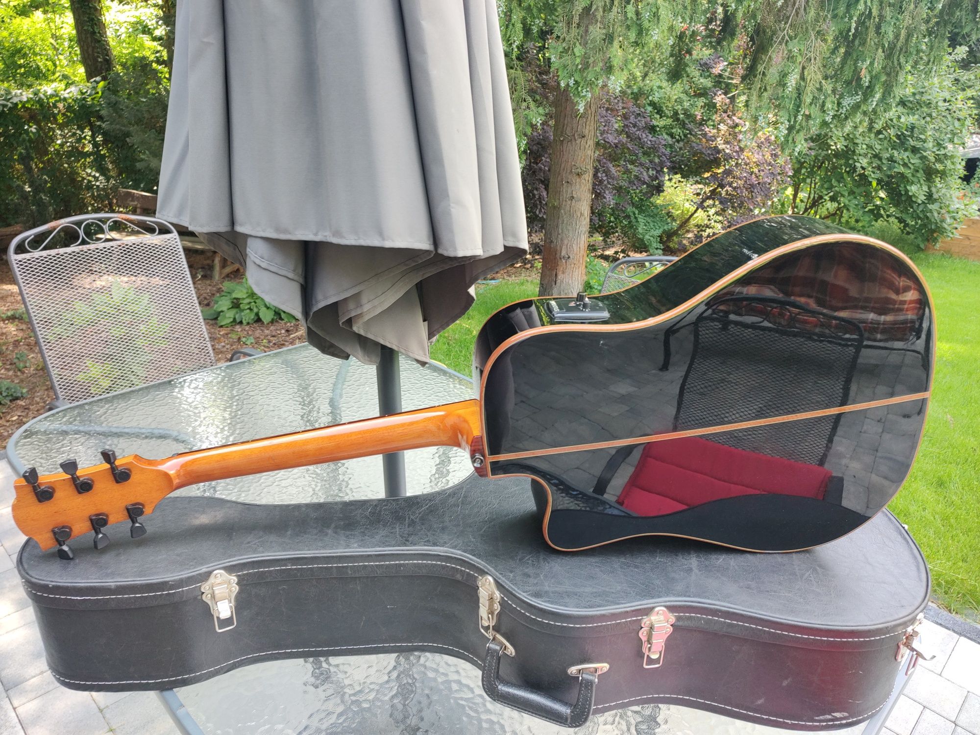 LAG T100DCE-BLK Stage gitara elektroakustyczna CASE superwygodna //
