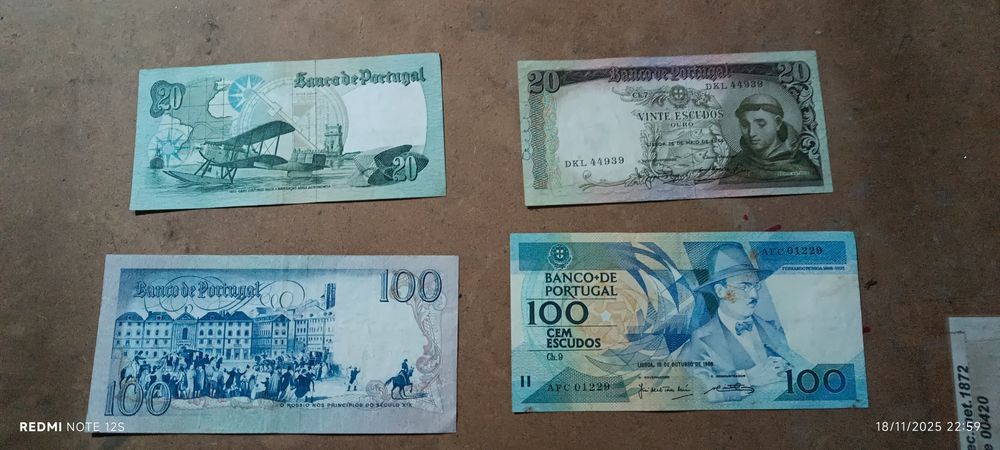 Vendo estas 4 notas por um valor razoável faça sua proposta