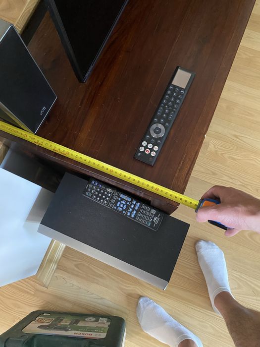 Szafka RTV naturalne drewno Palisander