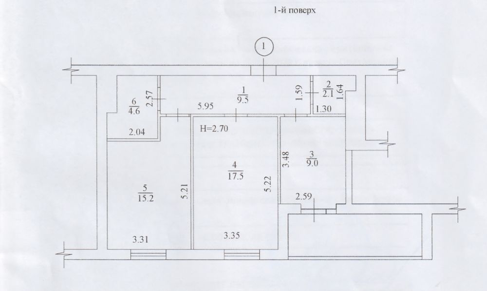 Двокімнатна квартира 62кВм ЖК Казка