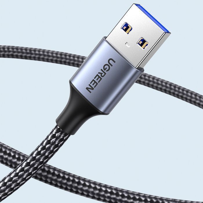 Ugreen Przedłużacz Adapter USB 3.0 5Gb/s 1M Szary - Model US115