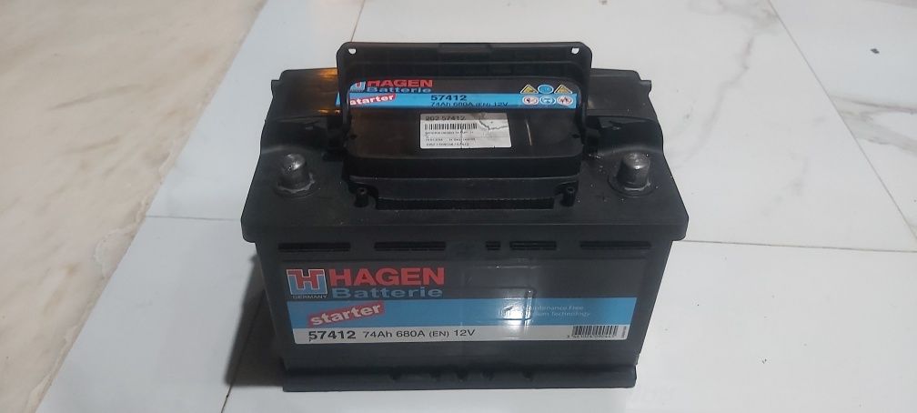 Bateria hagen em gel 74ah 680a com garantia