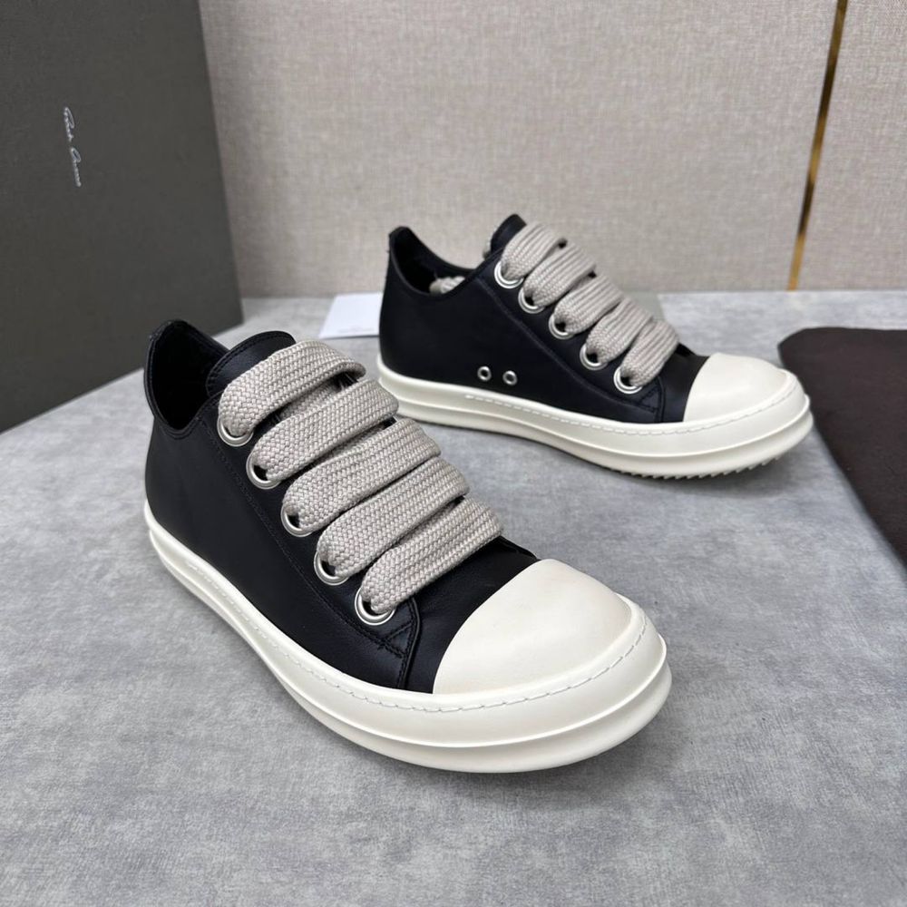 Rick Owens Jumbo Lace Low/DRKSHDW/Шкіряні Кеди Rick Owens/40-43