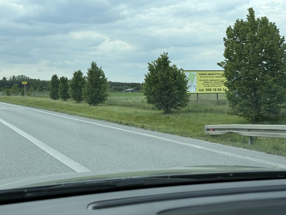 3,5 ha z WZ i zjazdem, Jedlanka pom. Radoma Grojec (blisko wezel S7)
