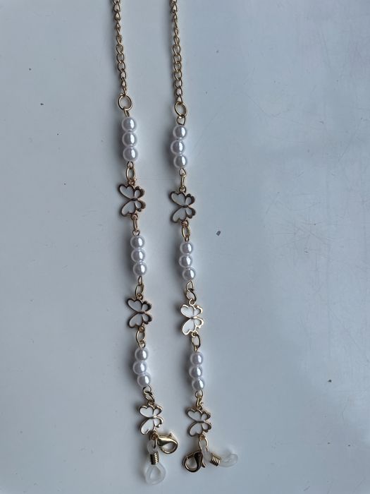 Łańcuszek  do okularów motylki