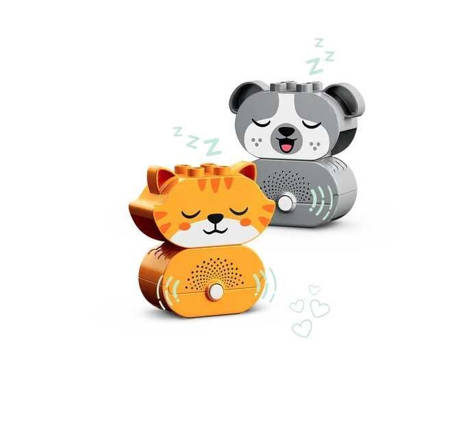 LEGO DUPLO Mój pierwszy szczeniak i kotek z odgłosami 10977