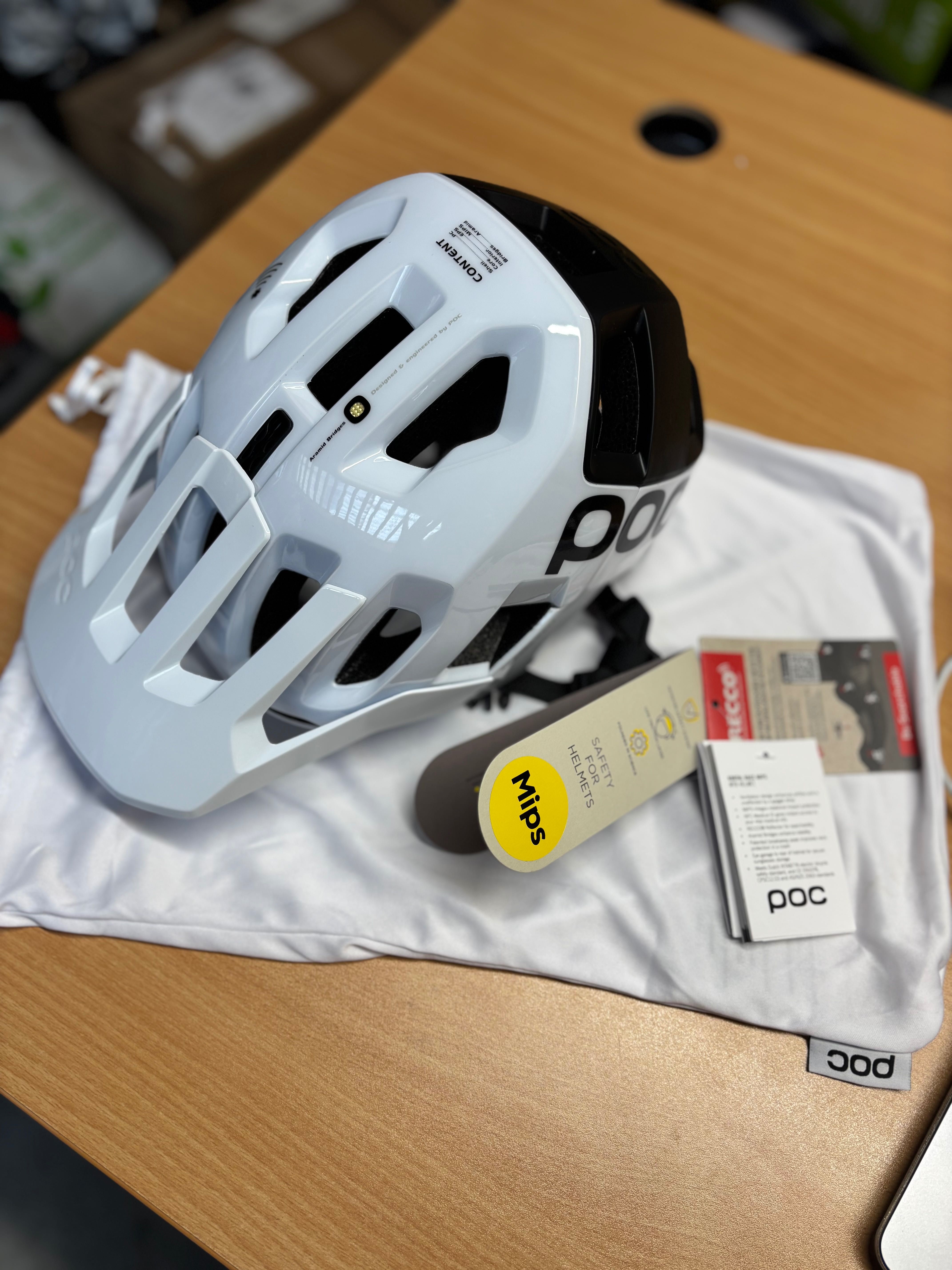 Kask rowerowy Poc Kortal Race Mips Hydrogen White Black S 51-54 cm