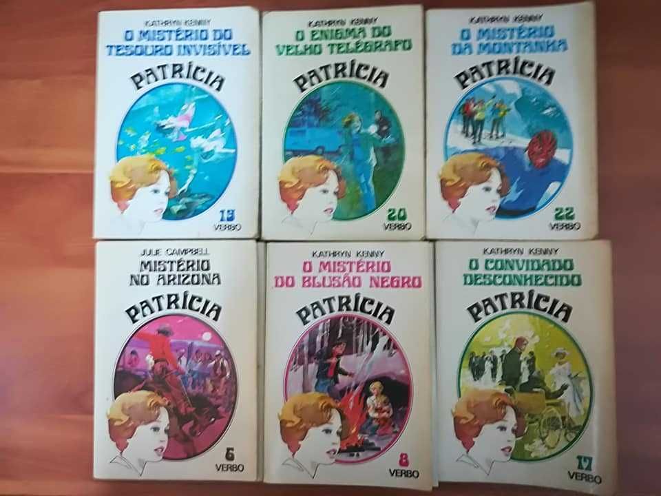 Livros da colecção PATRÍCIA - Os Mistérios de Patrícia