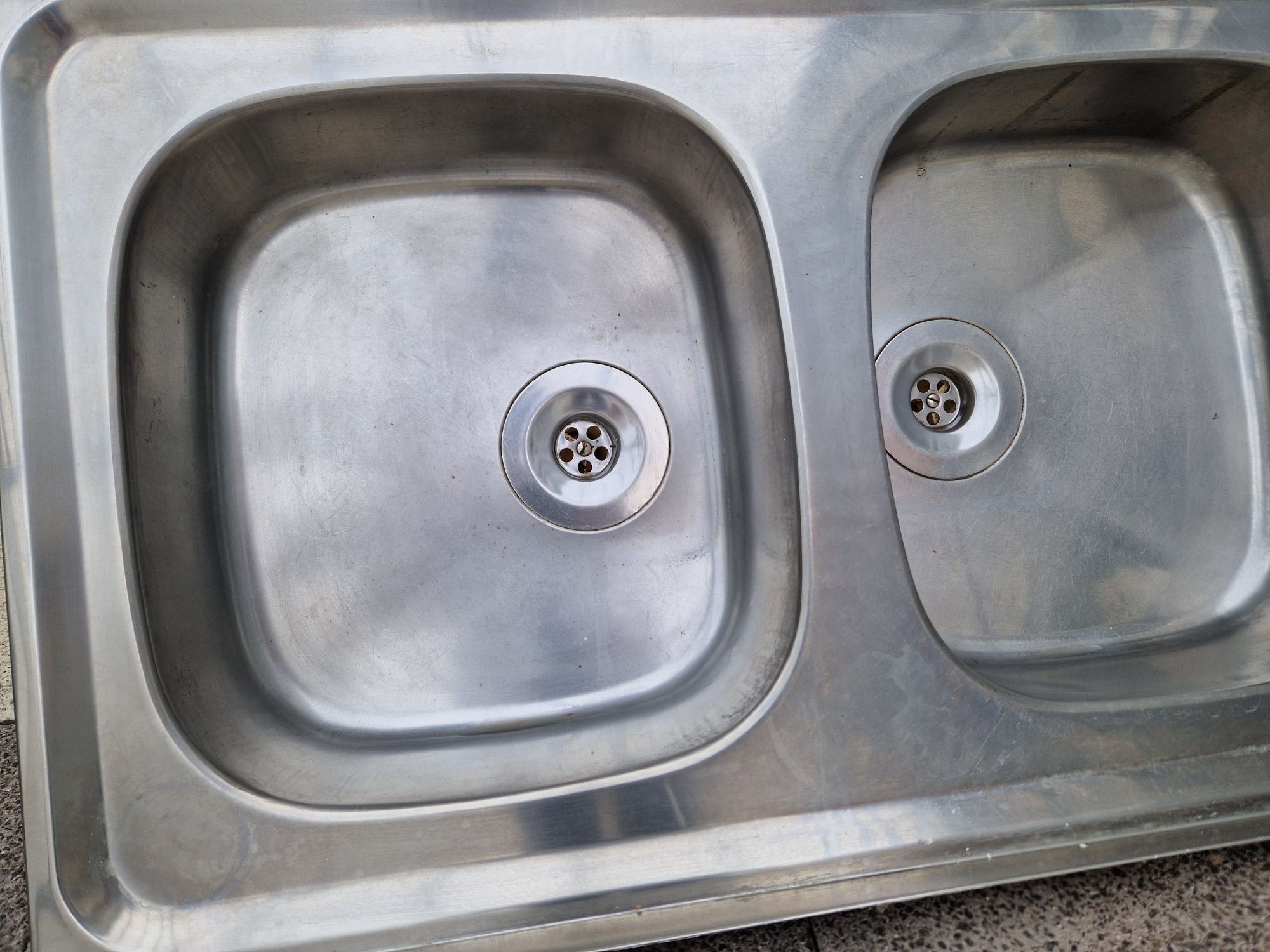 Lavaloiça duplo com escorredor INOX