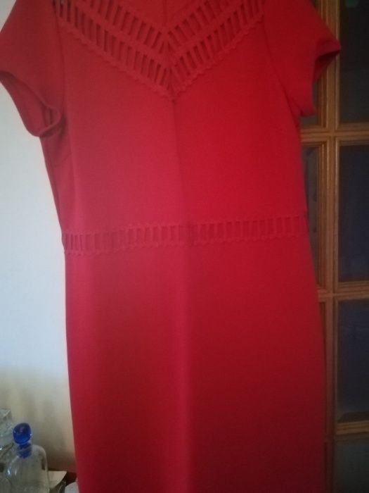 Vestido casual vermelho ,