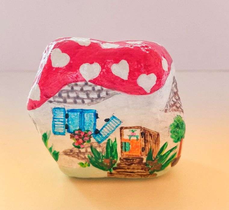 Kamienie ręcznie malowane