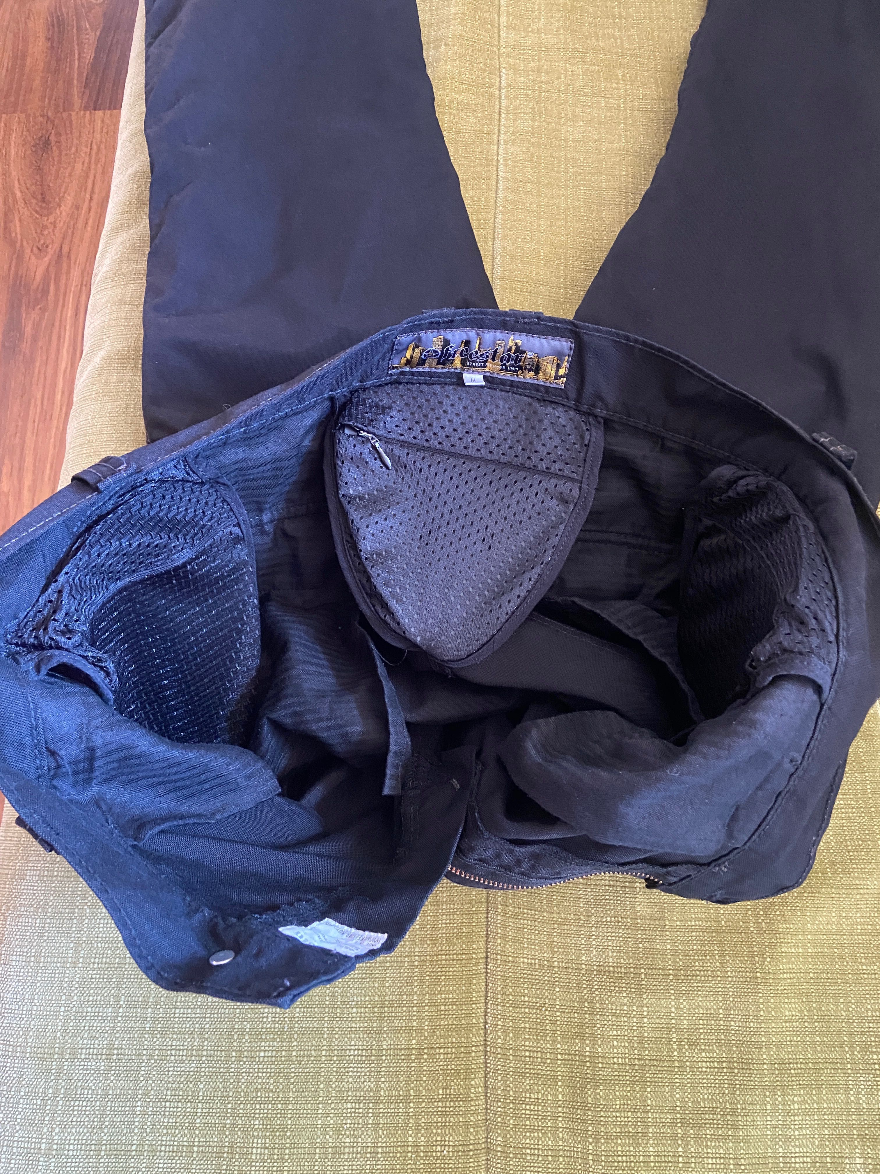 spodnie motocyklowe cordura , rozmiar M, czarne, super stan
