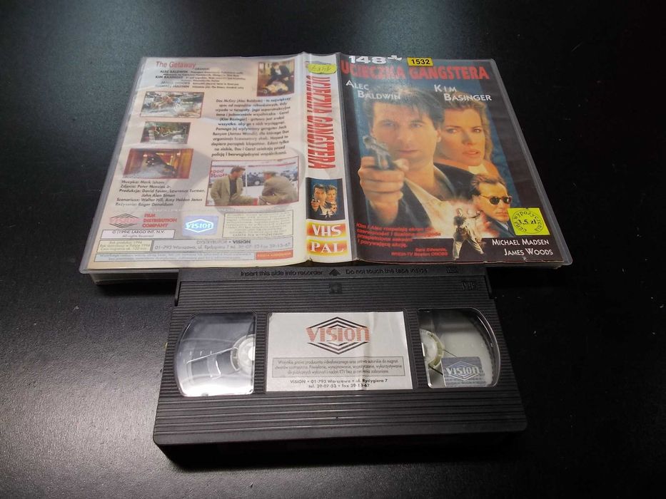 Ucieczka Gangstera - kaseta VHS - 1198
