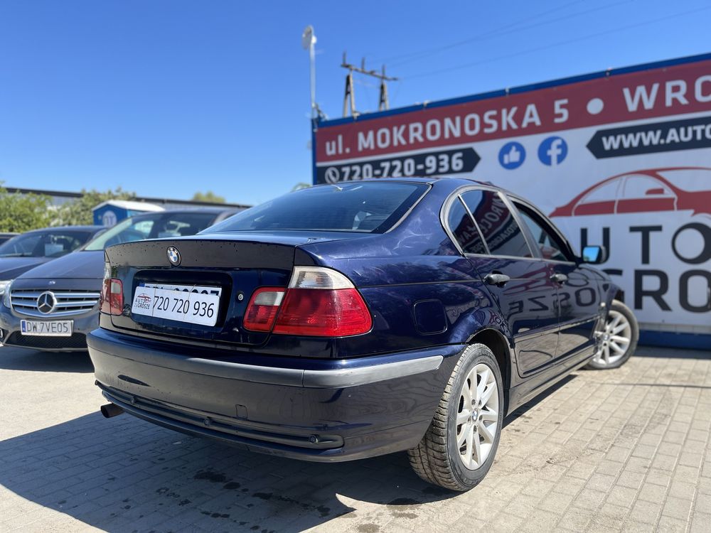 BMW 318 E46 1.9 Benzyna//Alufelgi//Klimatyzacja//Skóry//Zamiana