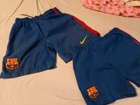 Krótkie spodenki szorty sportowe piłkarskie Nike fc Barcelona 116