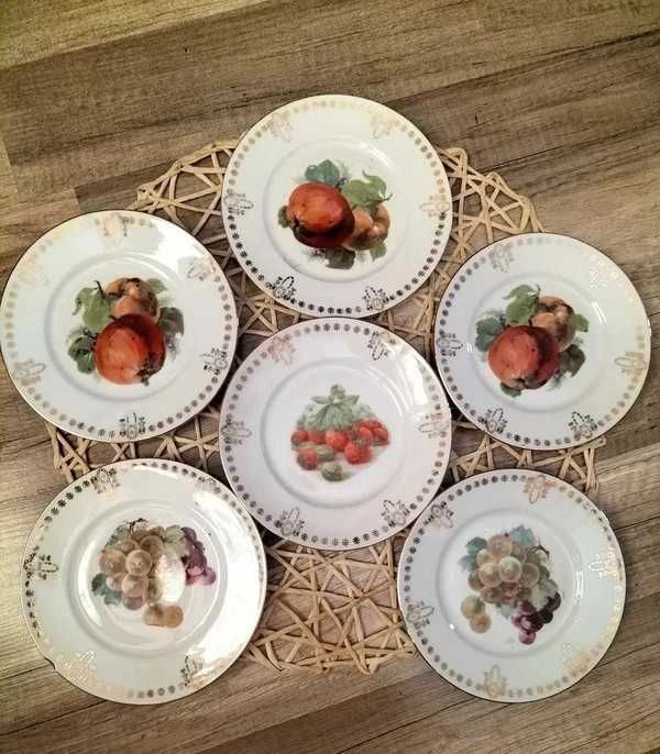 C.T. Altwasser Silesia secesja porcelana 1925 - 1927 talerzyki