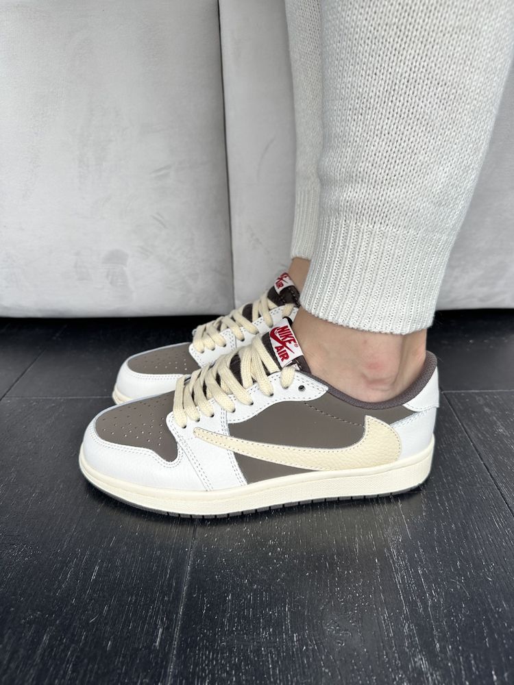 Кроссовки Nike Air Jordan 1 Retro Low Og Sp Travis Scott Reverse Mocha