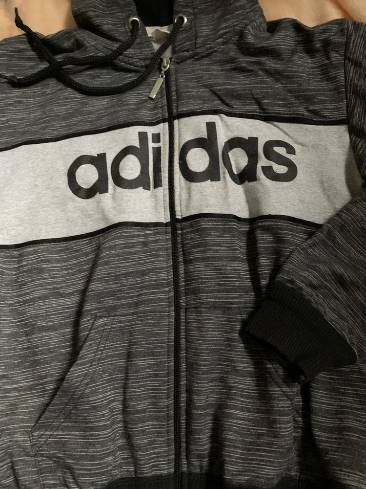 спортивний костюм, adidas, зіпка, котоновий, олімпійка