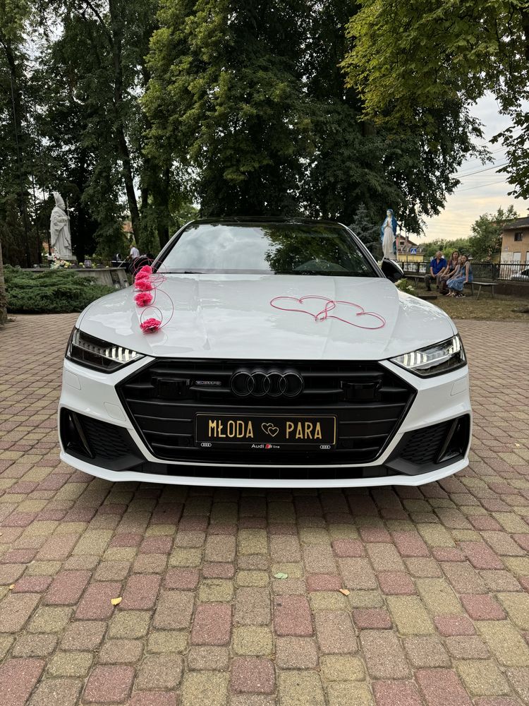 Nowe Białe Audi A7 - Auto do Ślubu Wesela