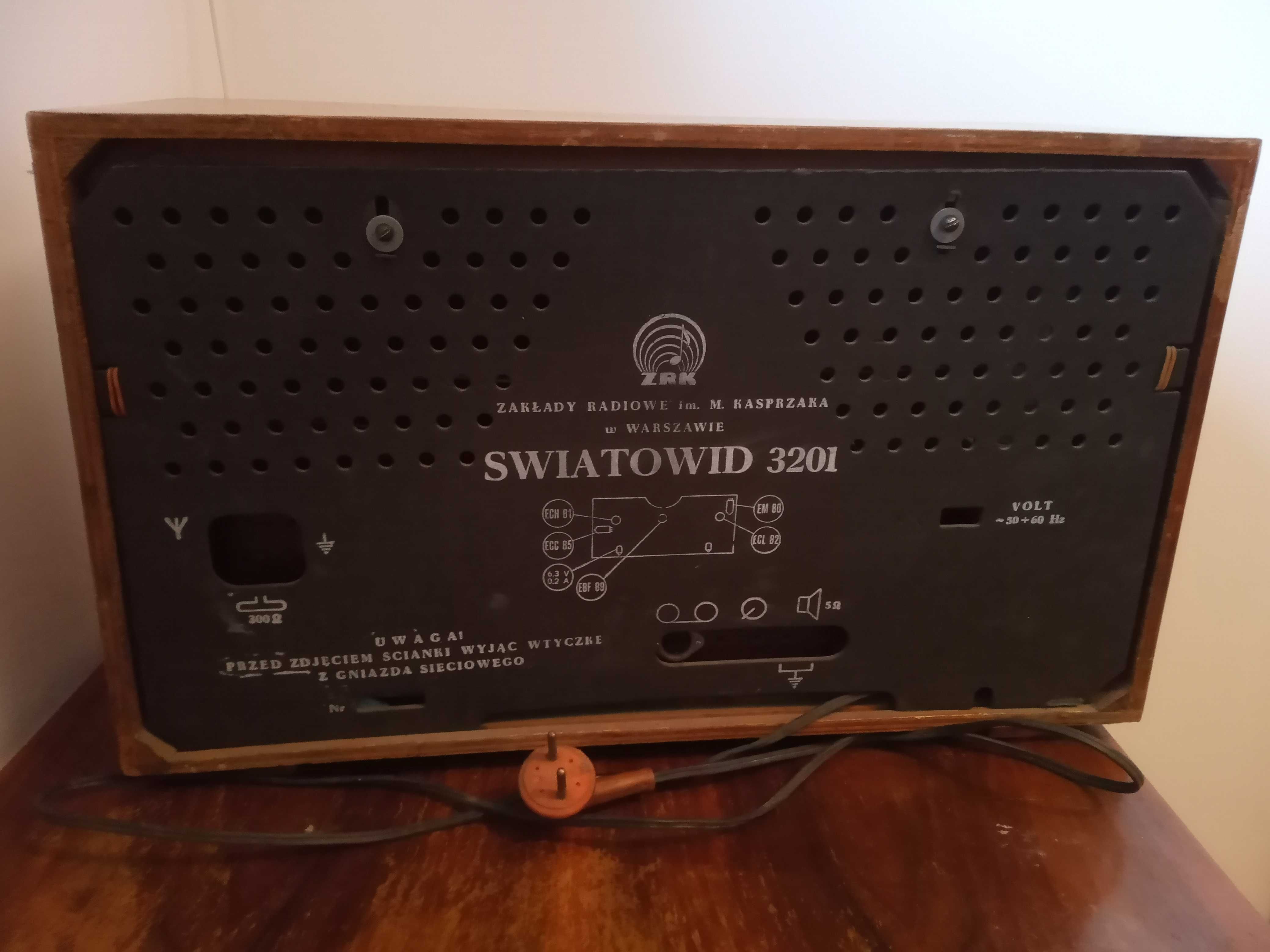 Zabytkowe Radio lampowe Światowid 3201 z funkcją Bluetooth!