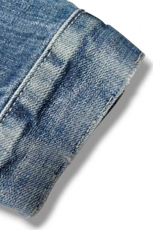 Vintage Evisu Oki-Ni Japanese Denim Brand Jacket Kurtka Jeansowa Y2K