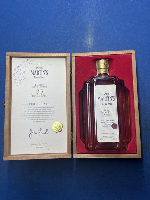 garrafa jame’s martin 20 anos