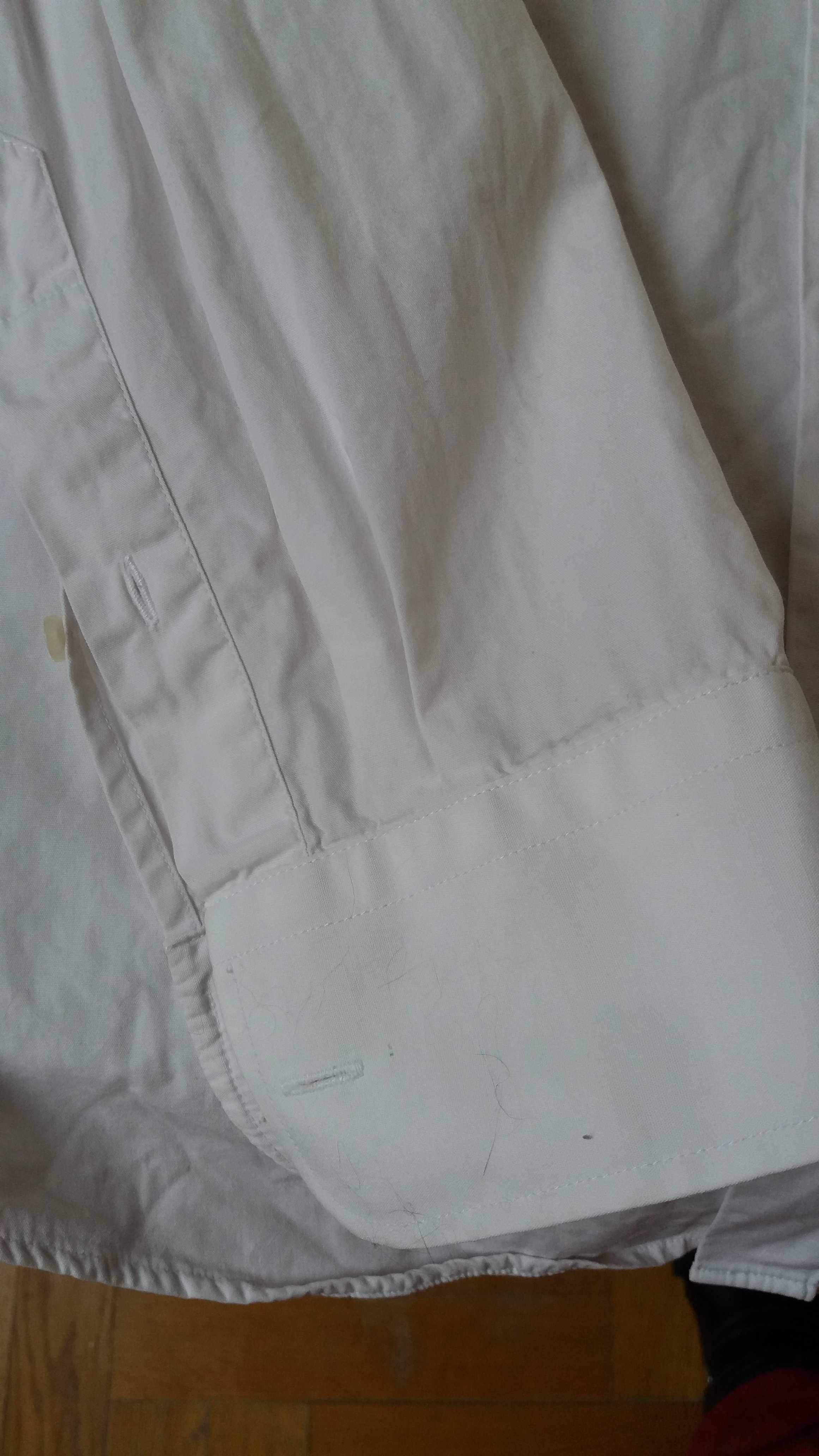 Montego - biała koszula SLIM FIT 43-44/176-182 cm