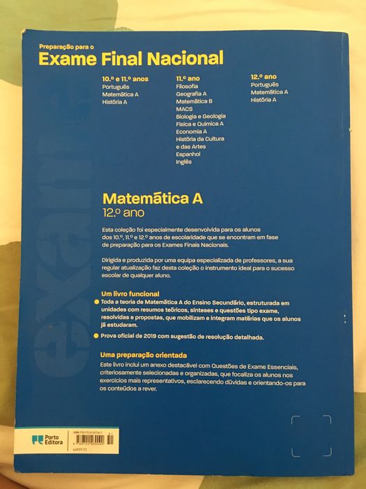 Preparacao para o Exame Final Nacional 2020 matematica A