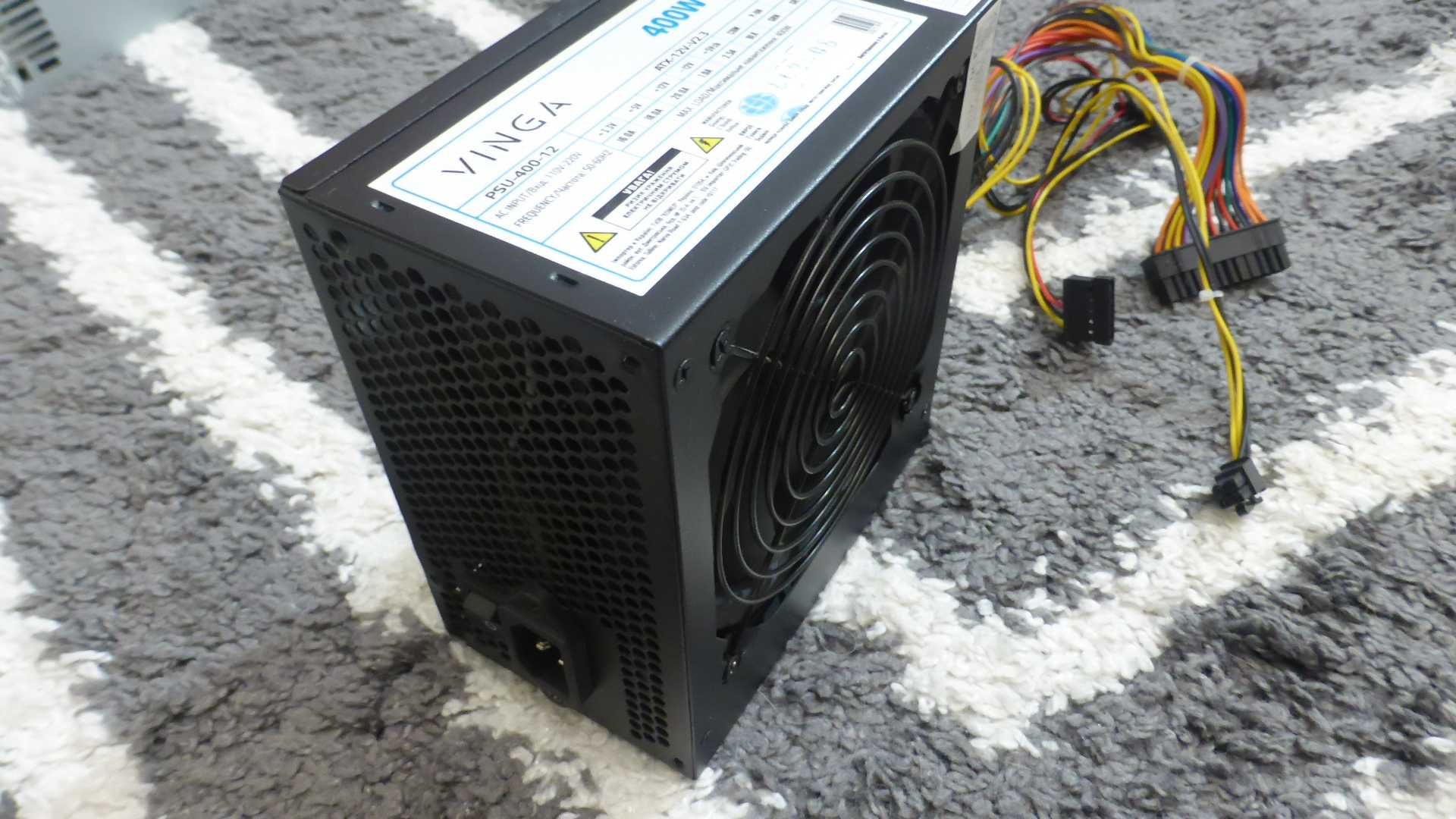 Блок живлення Vinga PSU-400-12,  400W,  black