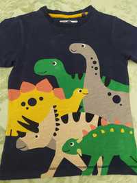 футболка с динозаврами Next, р.4-5 лет