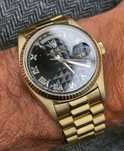Rolex President Day-Date 36mm Black Pyramid Roman Dial 1978r

1978r